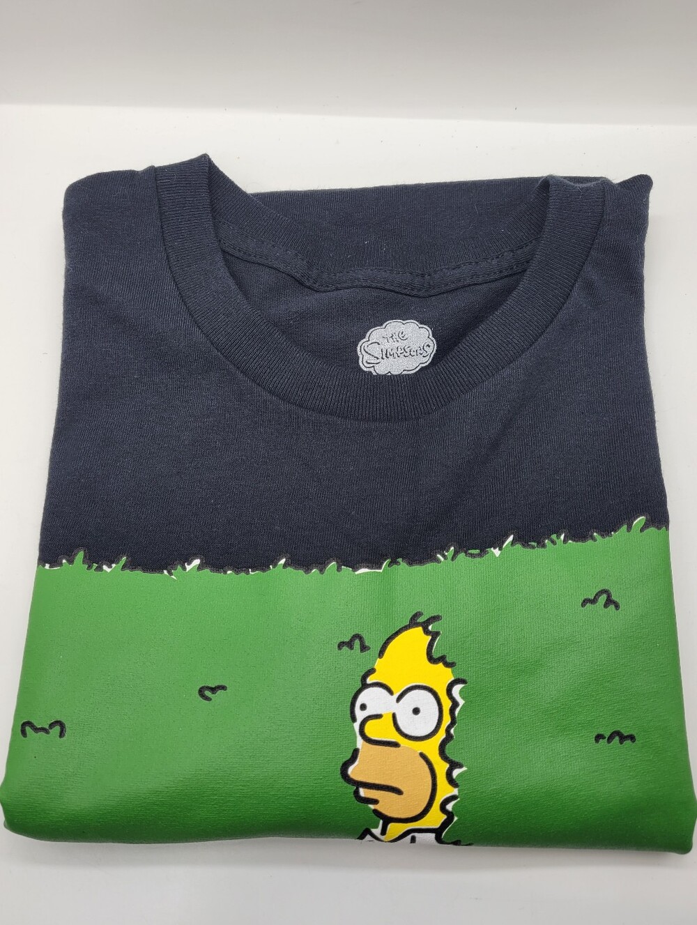 The Simpsons homer Simpson meme black men’s T-shirt large Crew neck short sleeve